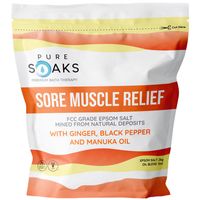 Pure Soaks Bath Therapy Salts - Sore Muscle Relief 2kg